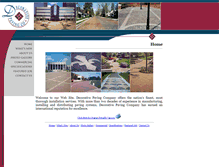 Tablet Screenshot of decorativepaving.com